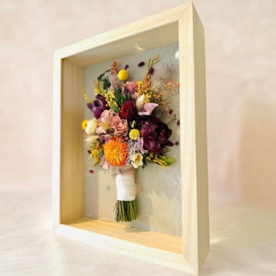 Houten vitrine Soof 30x40 cm